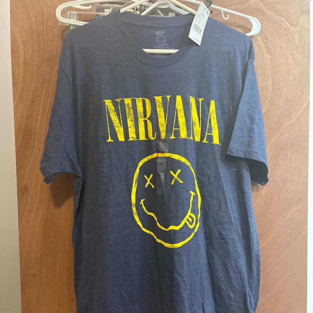 Men's size XL Nirvana Tee Shirt New without tags